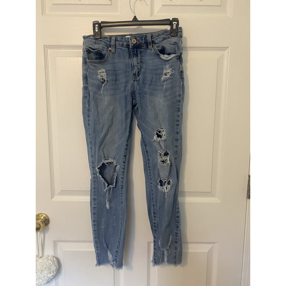KanCan Augustina Mid Rise Ankle Skinny Jeans Size‎ 7/27 women's juniors